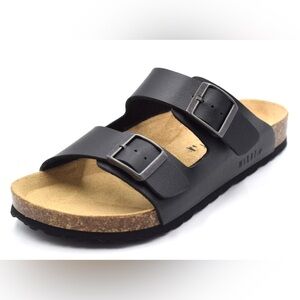 NEW 122 MIRAF WOMEN SANDALS SUMMER SANDALS BLACK